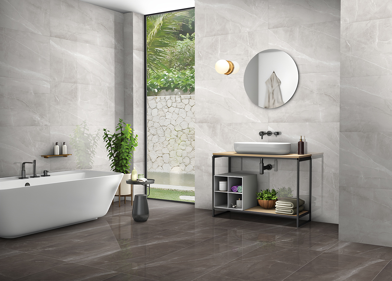 Buy 600X1200MM High Gloss Floor Tiles | Varmora Granito