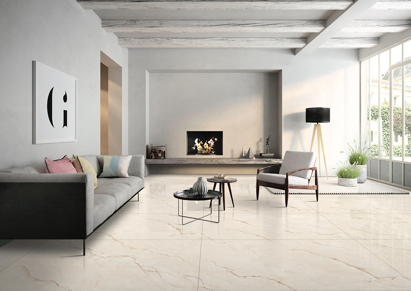 Buy 800X1800MM High Gloss Floor Tiles | Varmora Granito