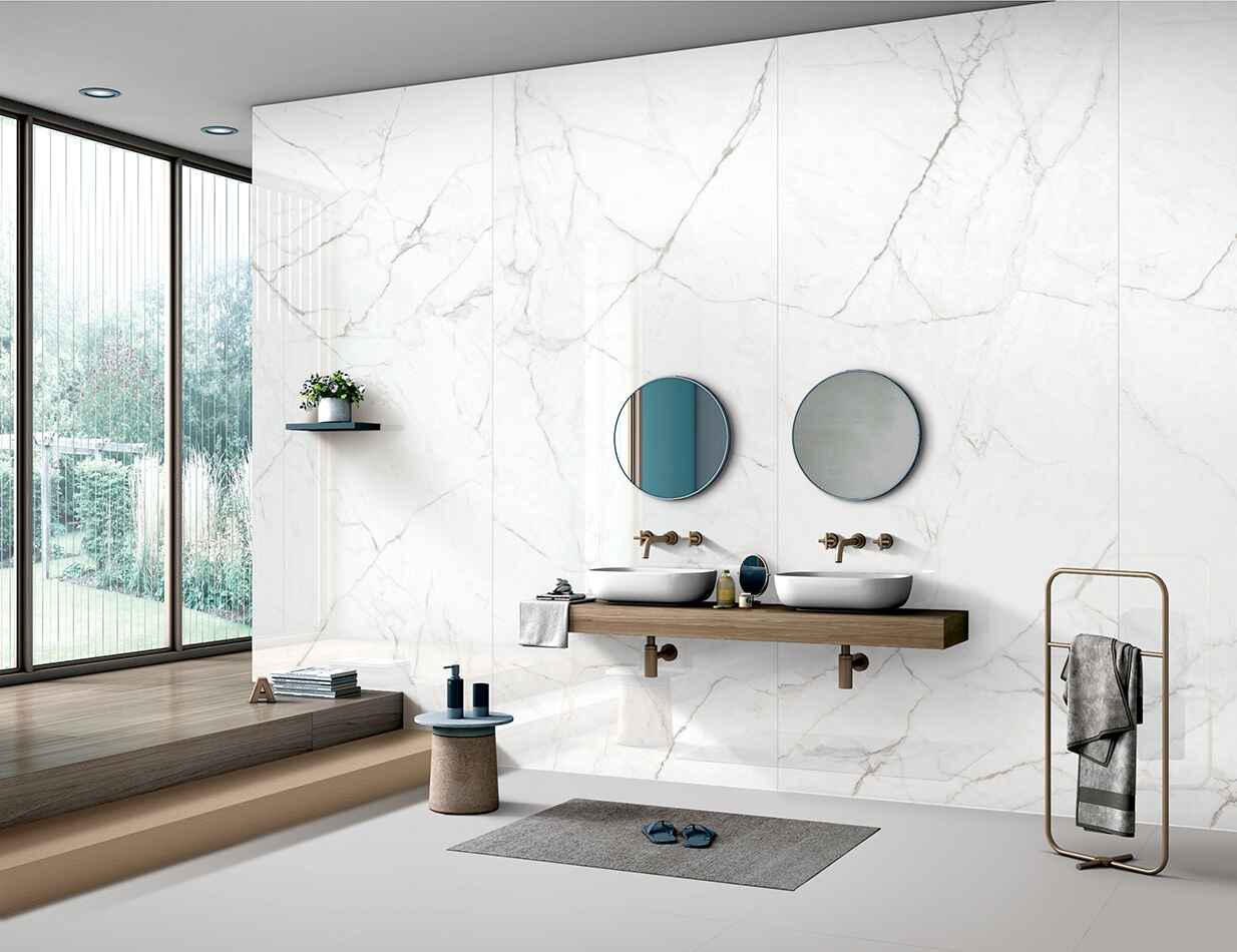 Glossy Bathroom Tiles